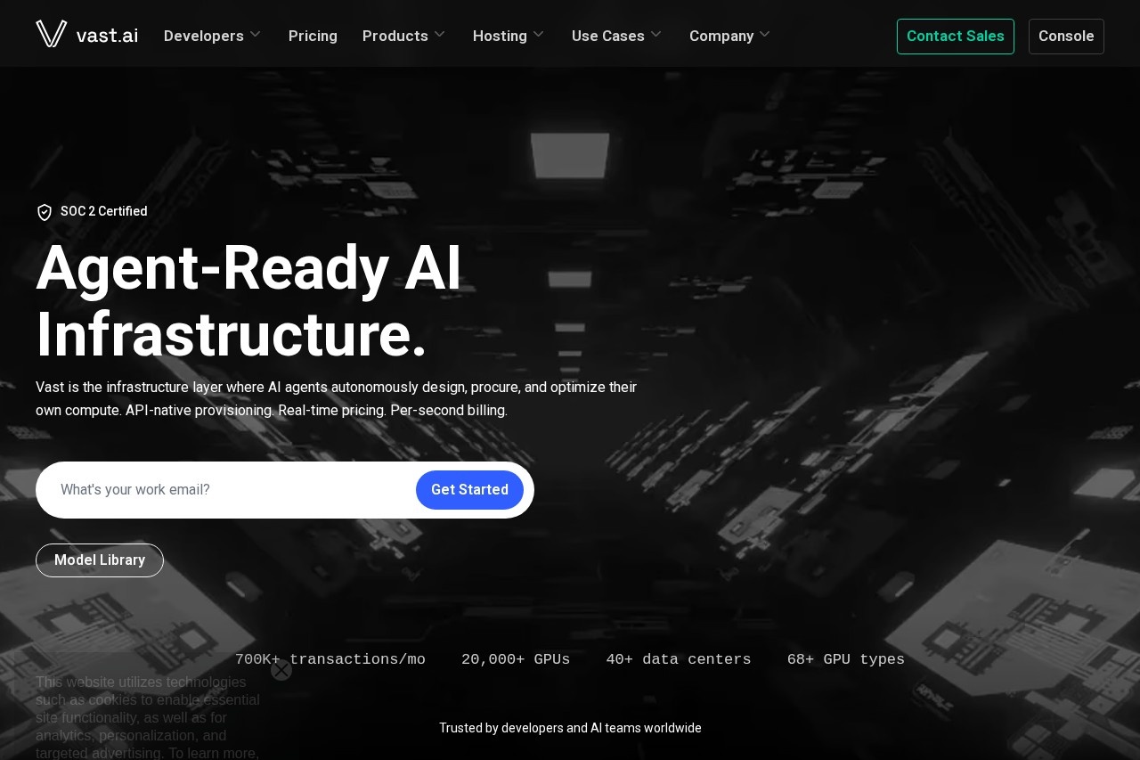 Vast.ai screenshot