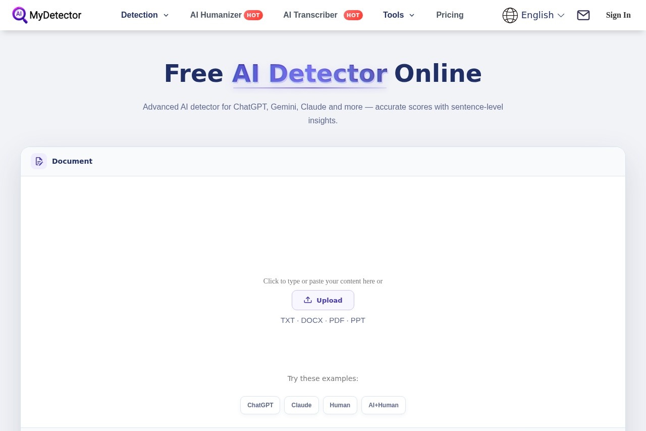 MyDetector 截图