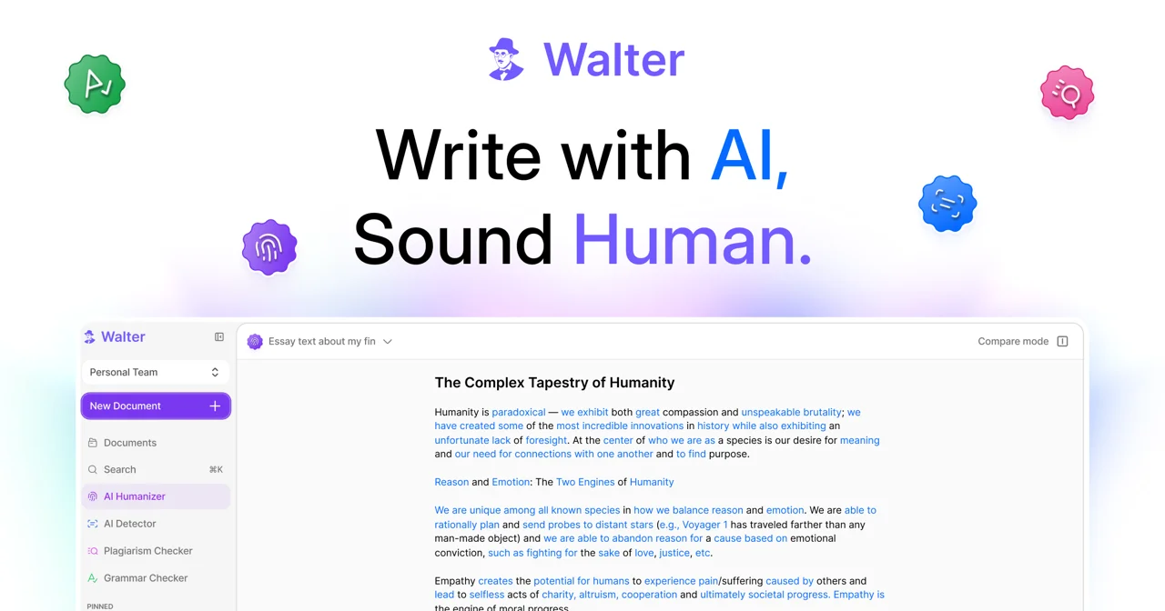 Walter Writes AI screenshot