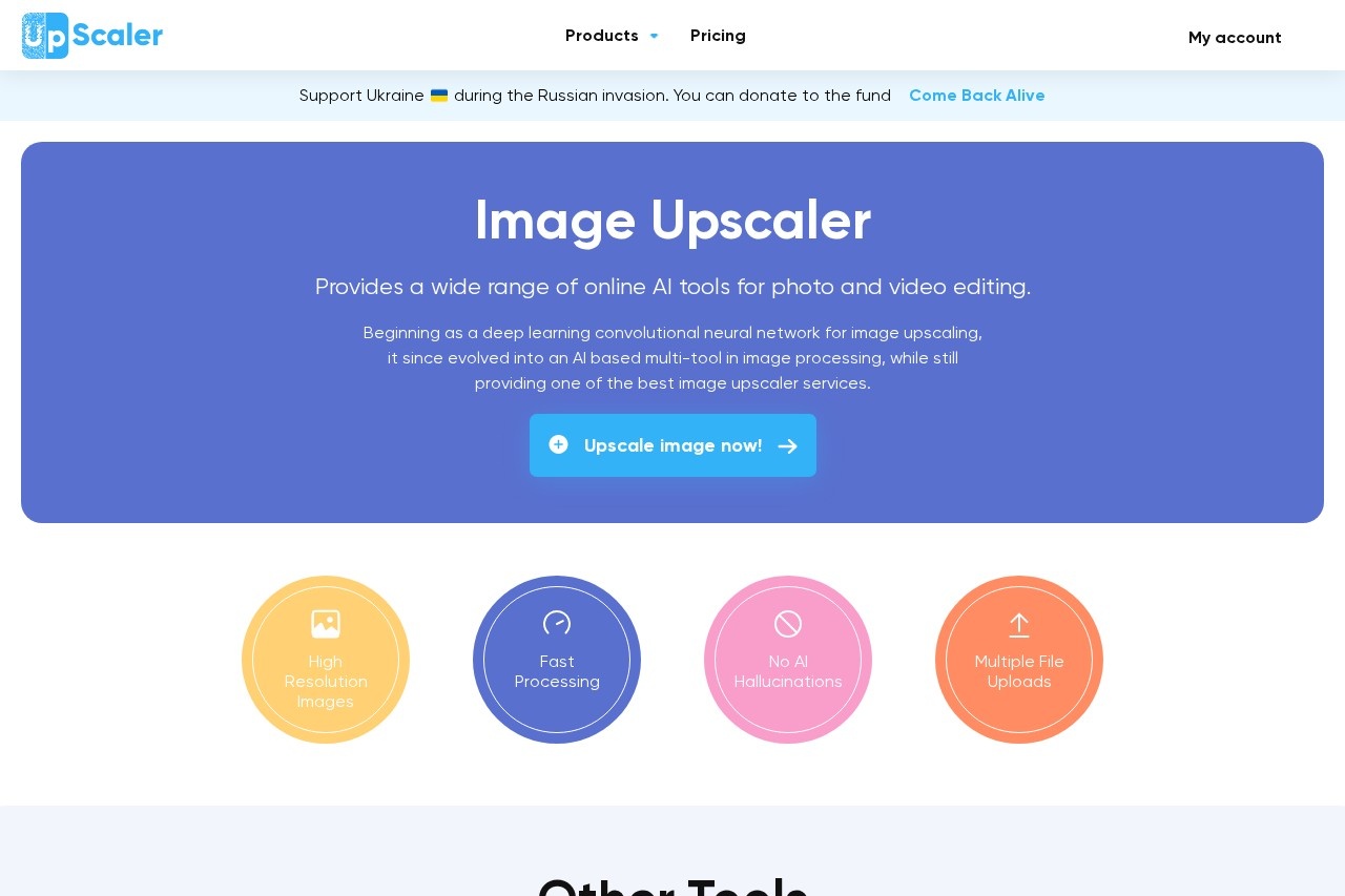 Image Upscaler screenshot