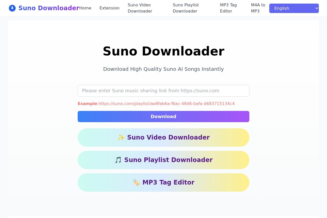 Suno Downloader screenshot