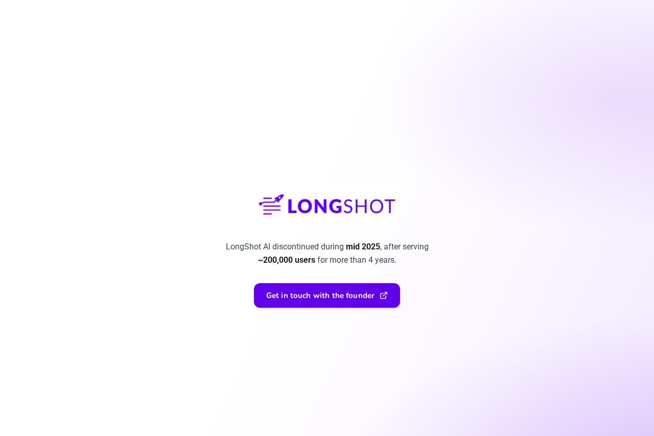 LongShot AI screenshot