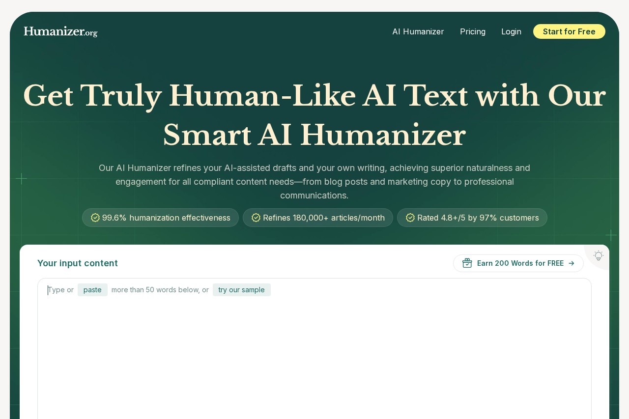 Humanizer.org screenshot