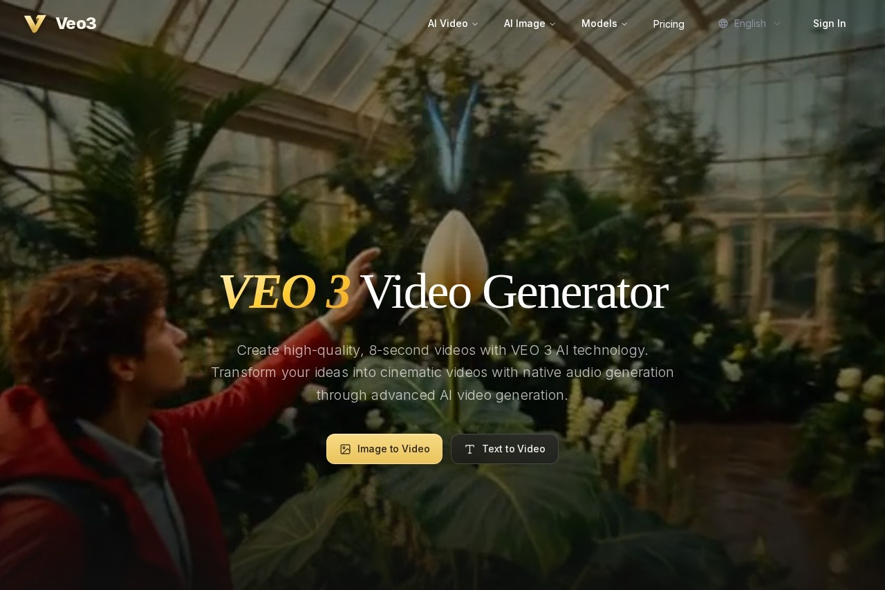 VEO 3 Video Generator screenshot
