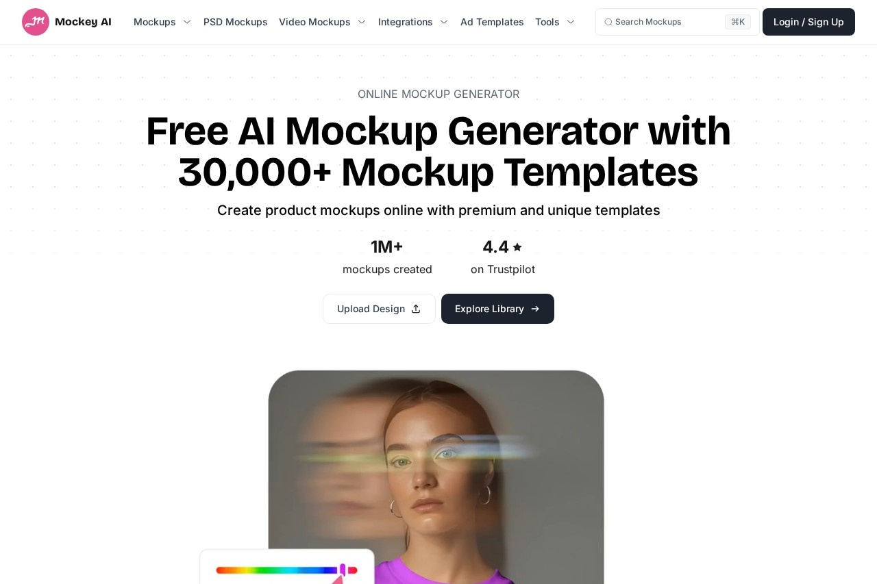 Mockey AI screenshot