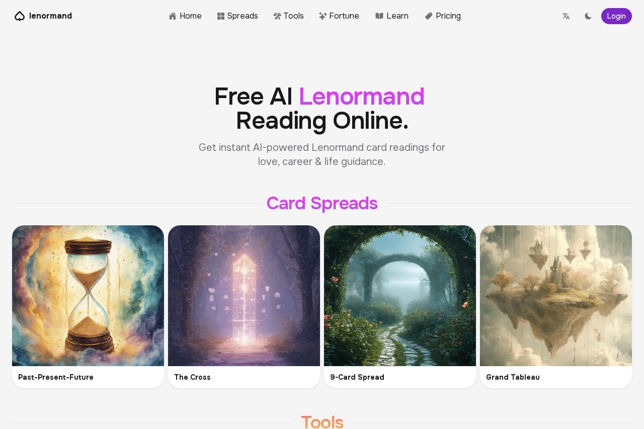 Lenormand Life screenshot