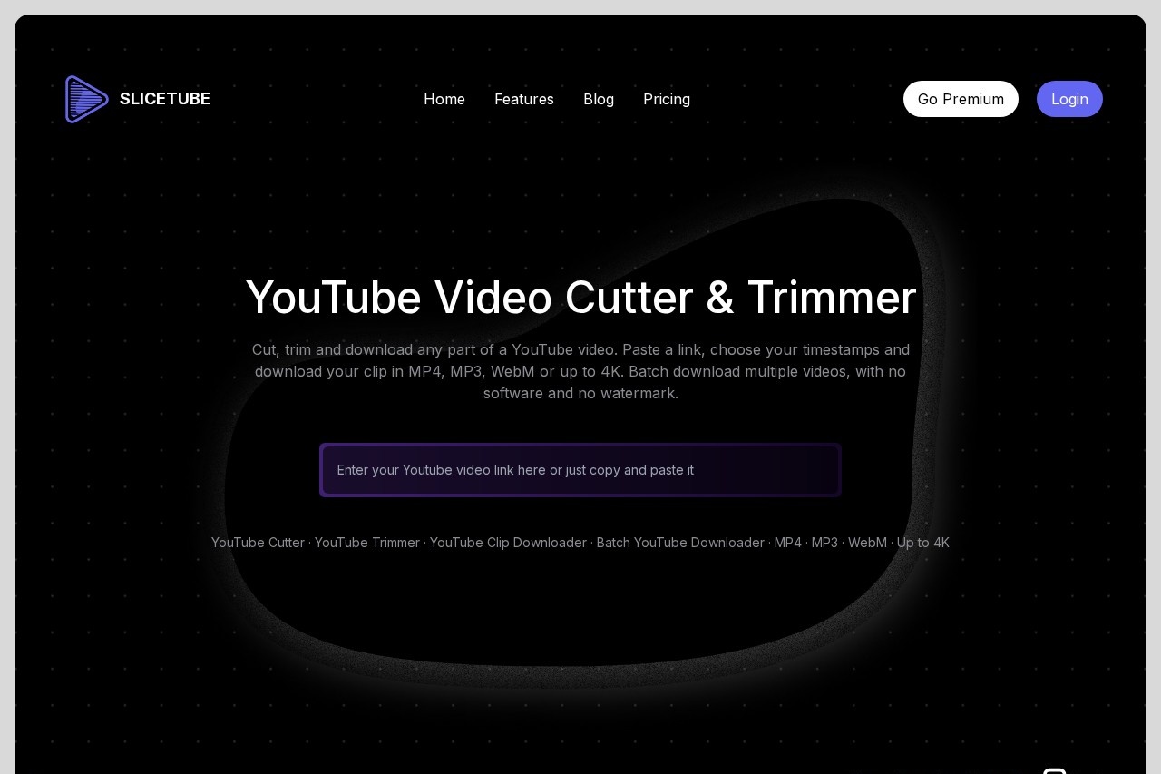 SliceTube screenshot