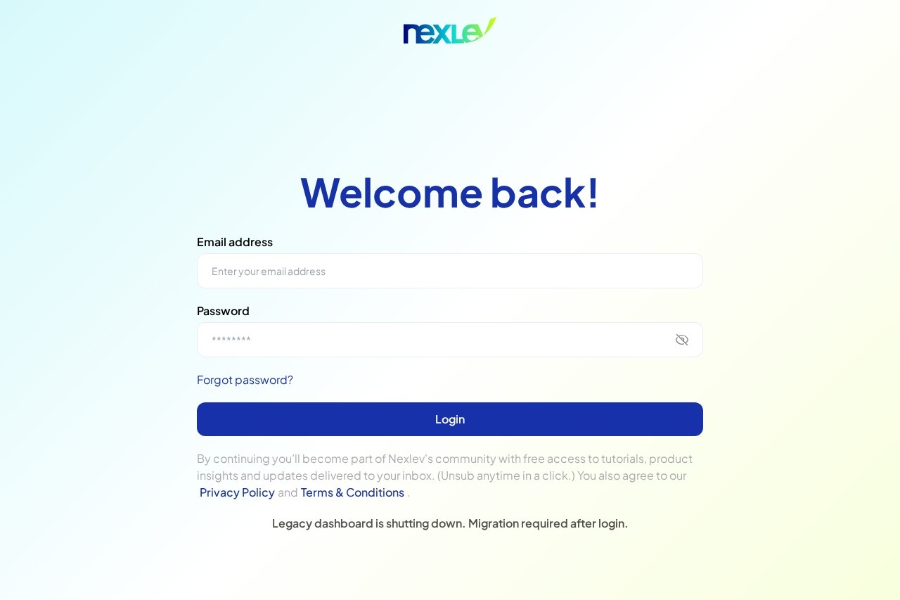 NexLev screenshot