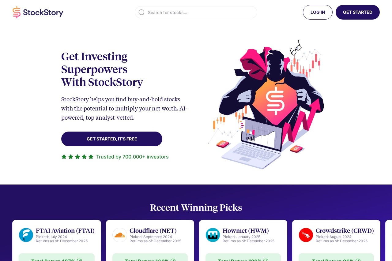 StockStory screenshot