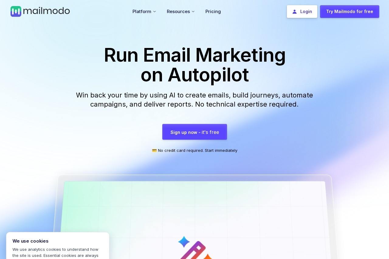 Mailmodo AI 截图