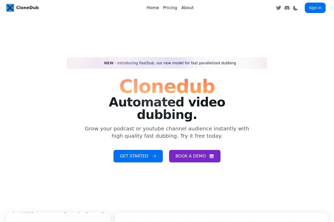 CloneDub screenshot