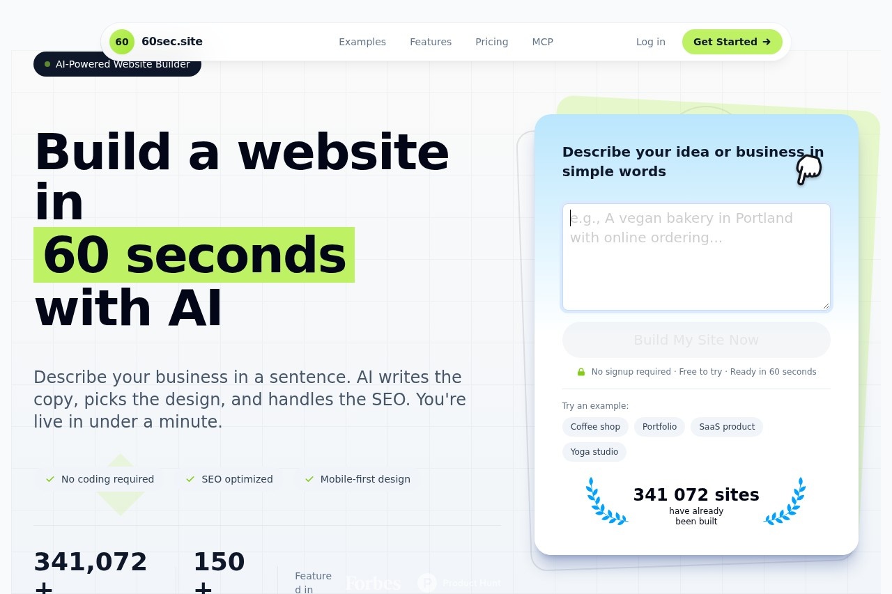 60sec.site screenshot