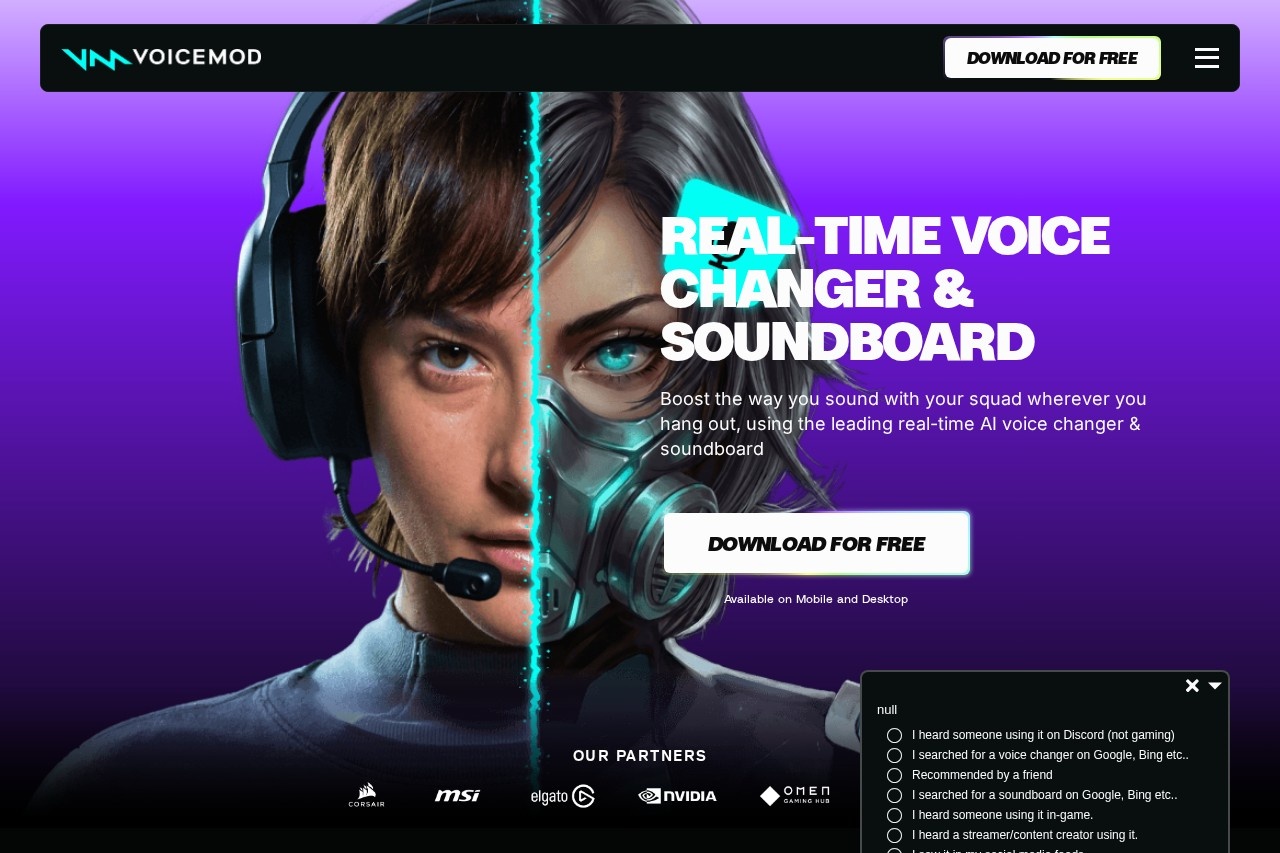 Voicemod screenshot