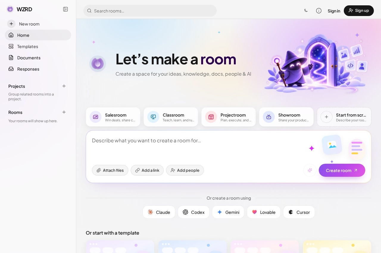 WZRD screenshot