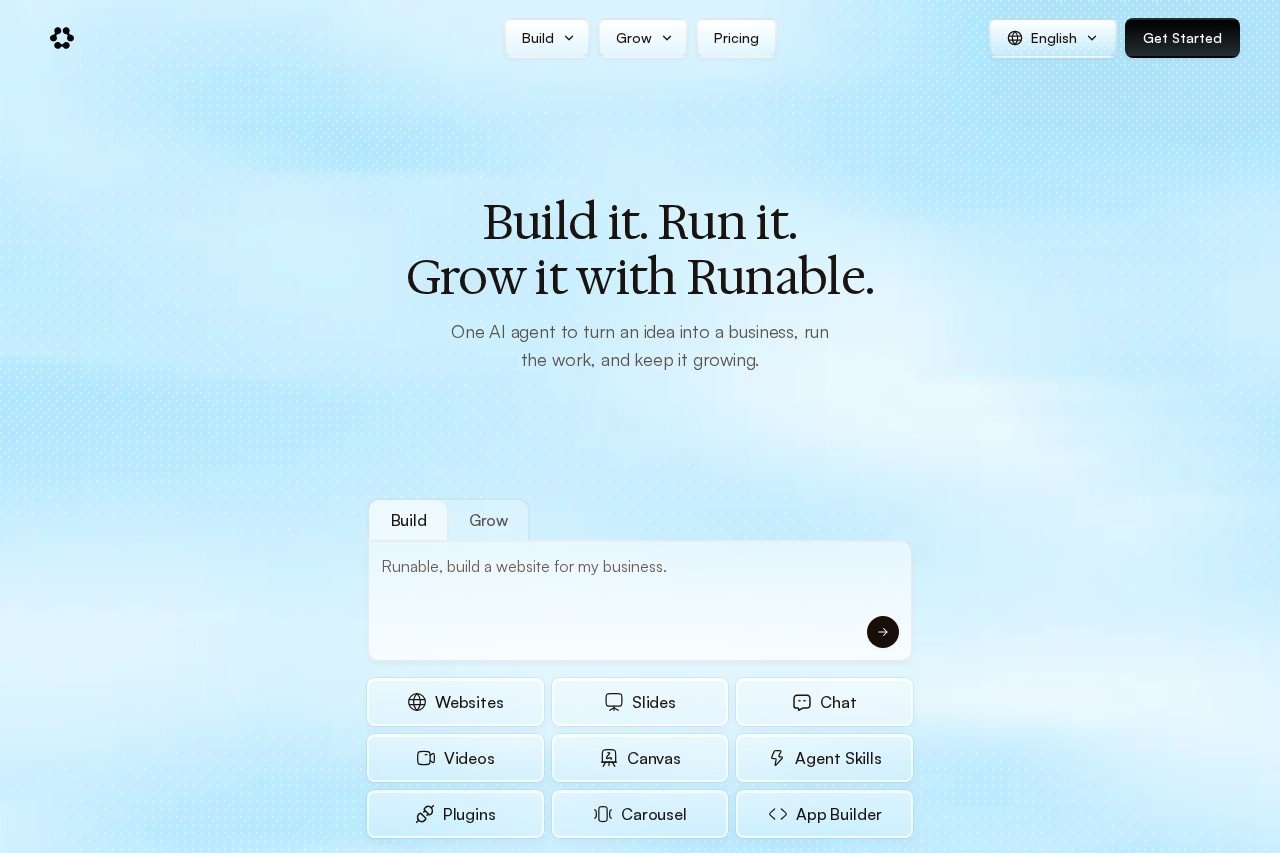 Runable screenshot
