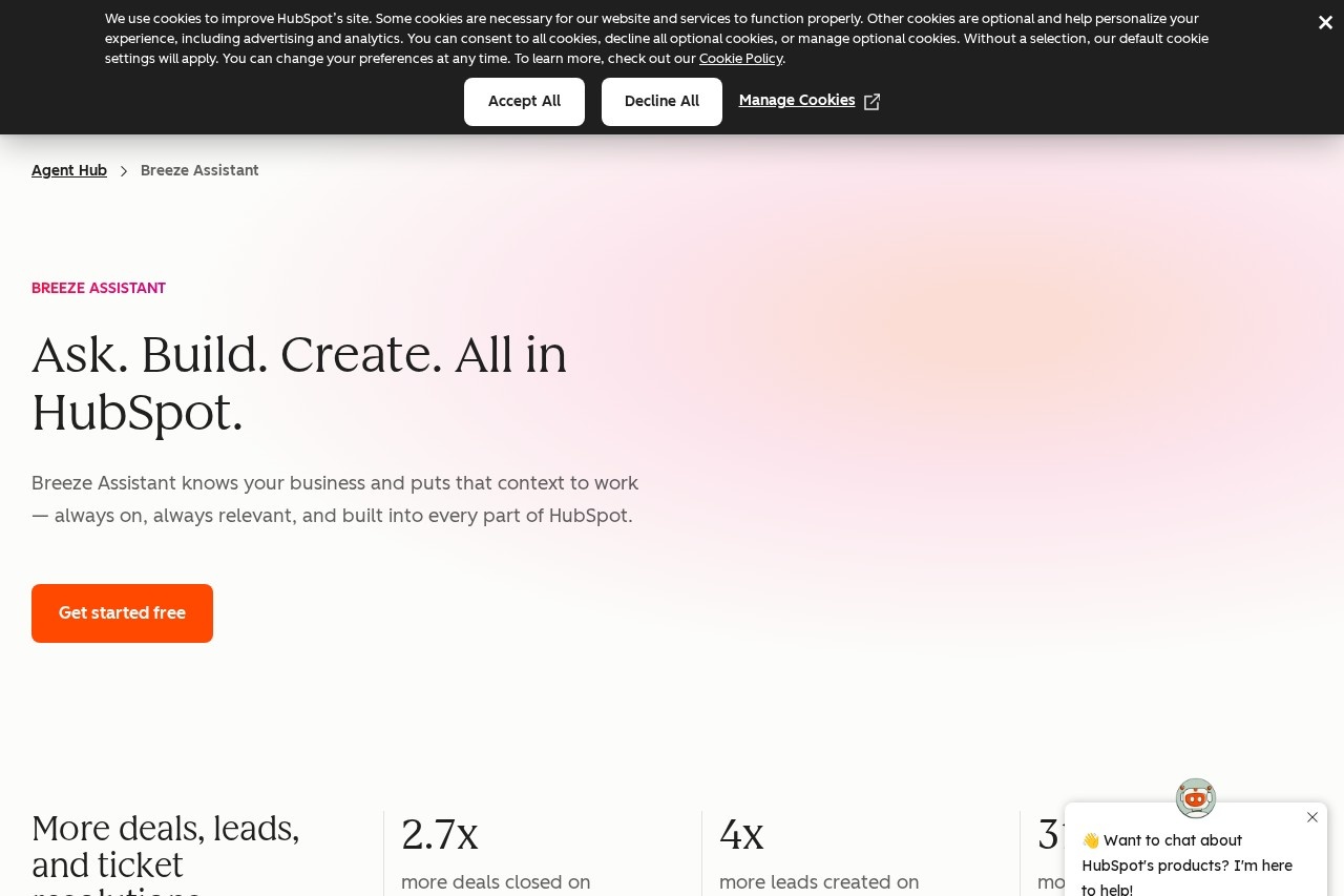 ChatSpot screenshot