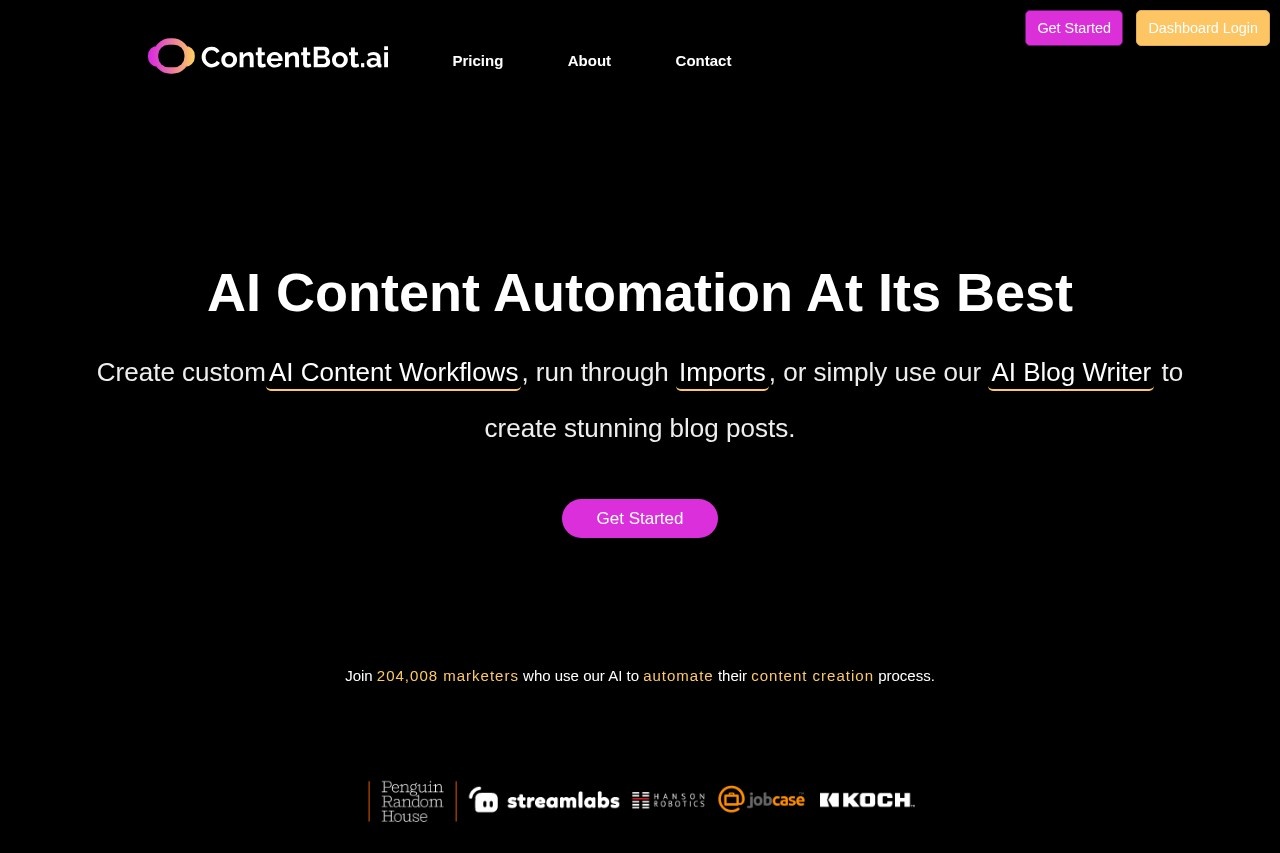 ContentBot AI screenshot