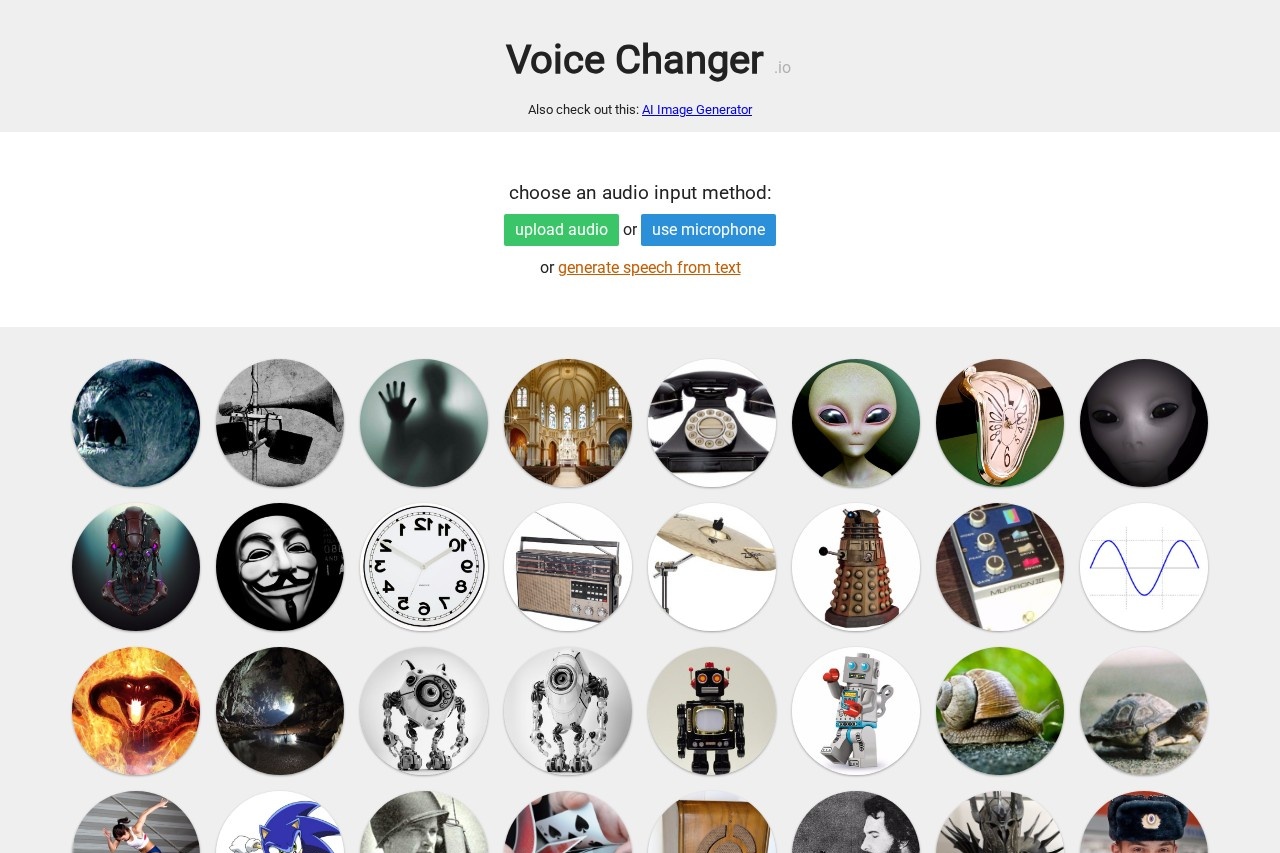 Voice Changer .io screenshot