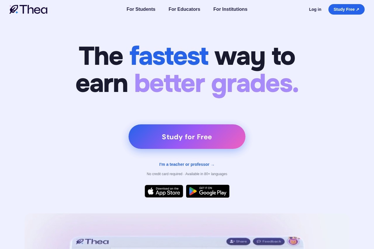 Thea screenshot