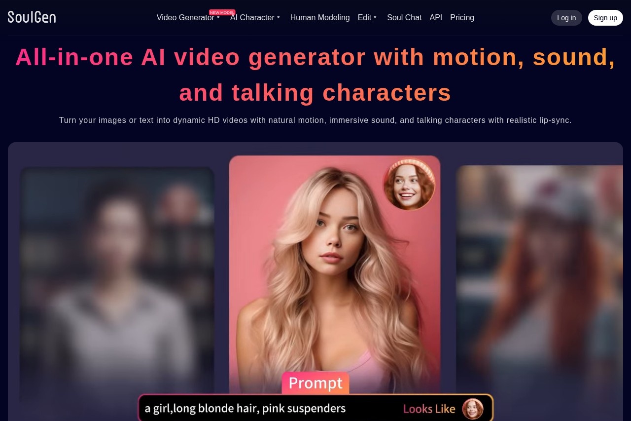 SoulGen screenshot