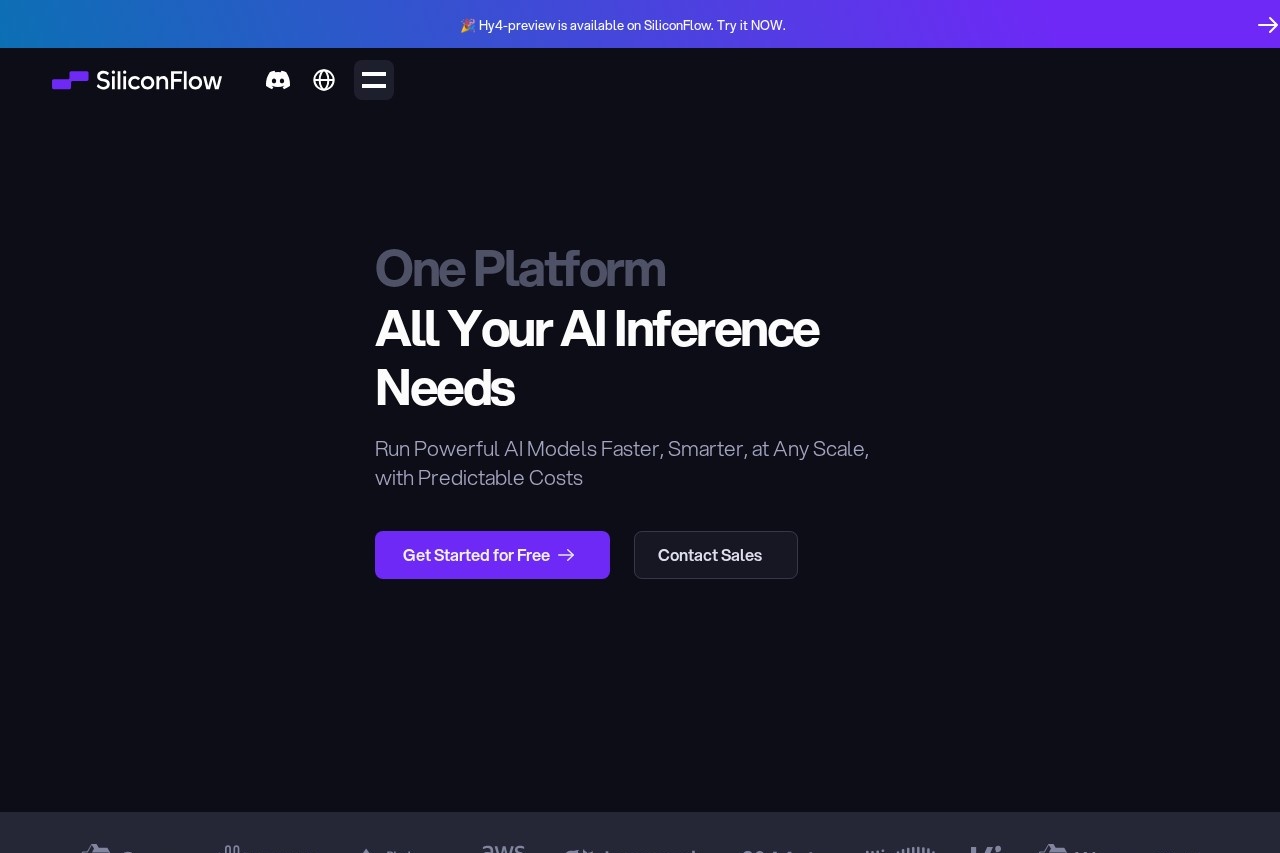 SiliconFlow screenshot