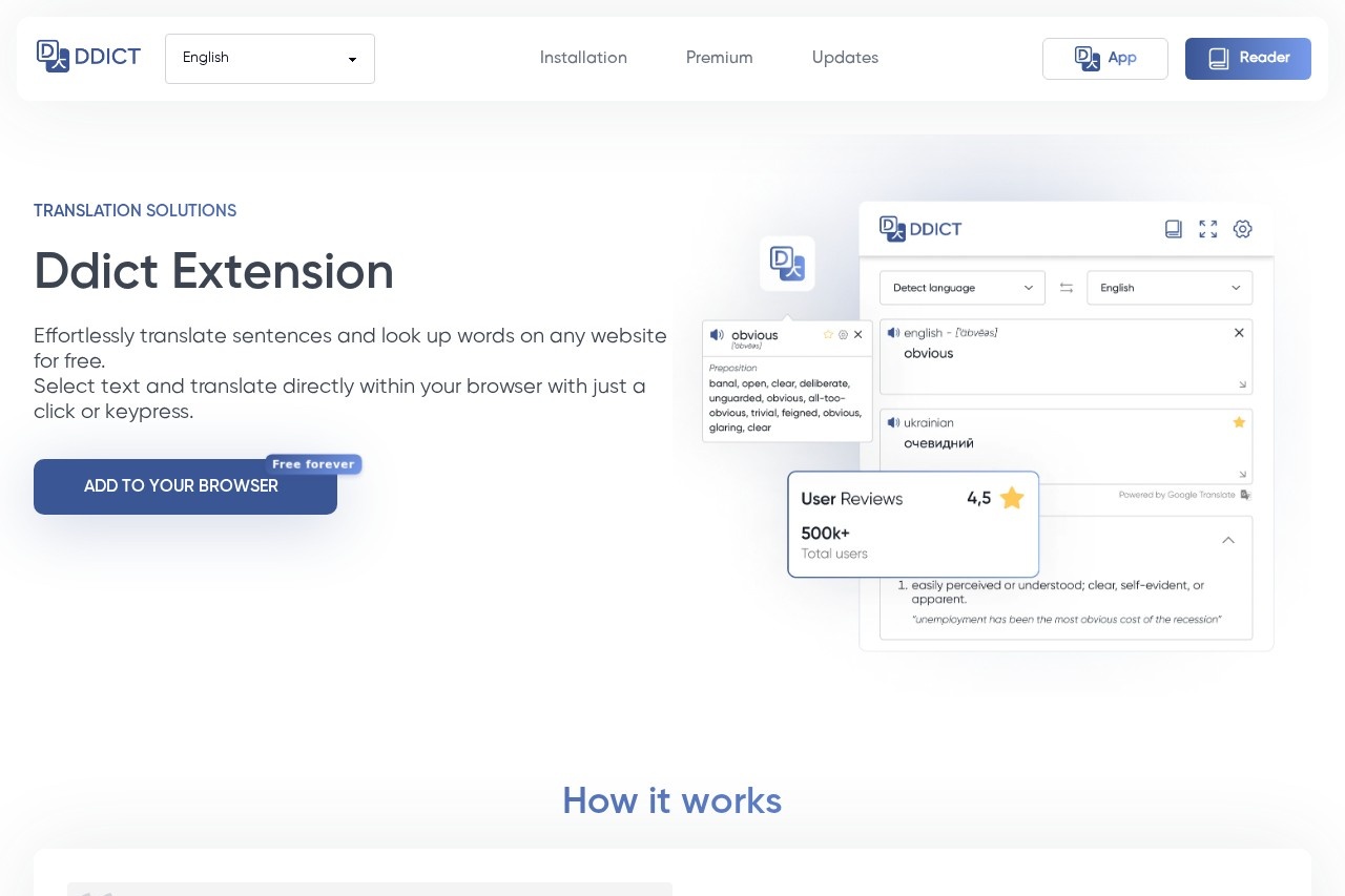 Ddict screenshot