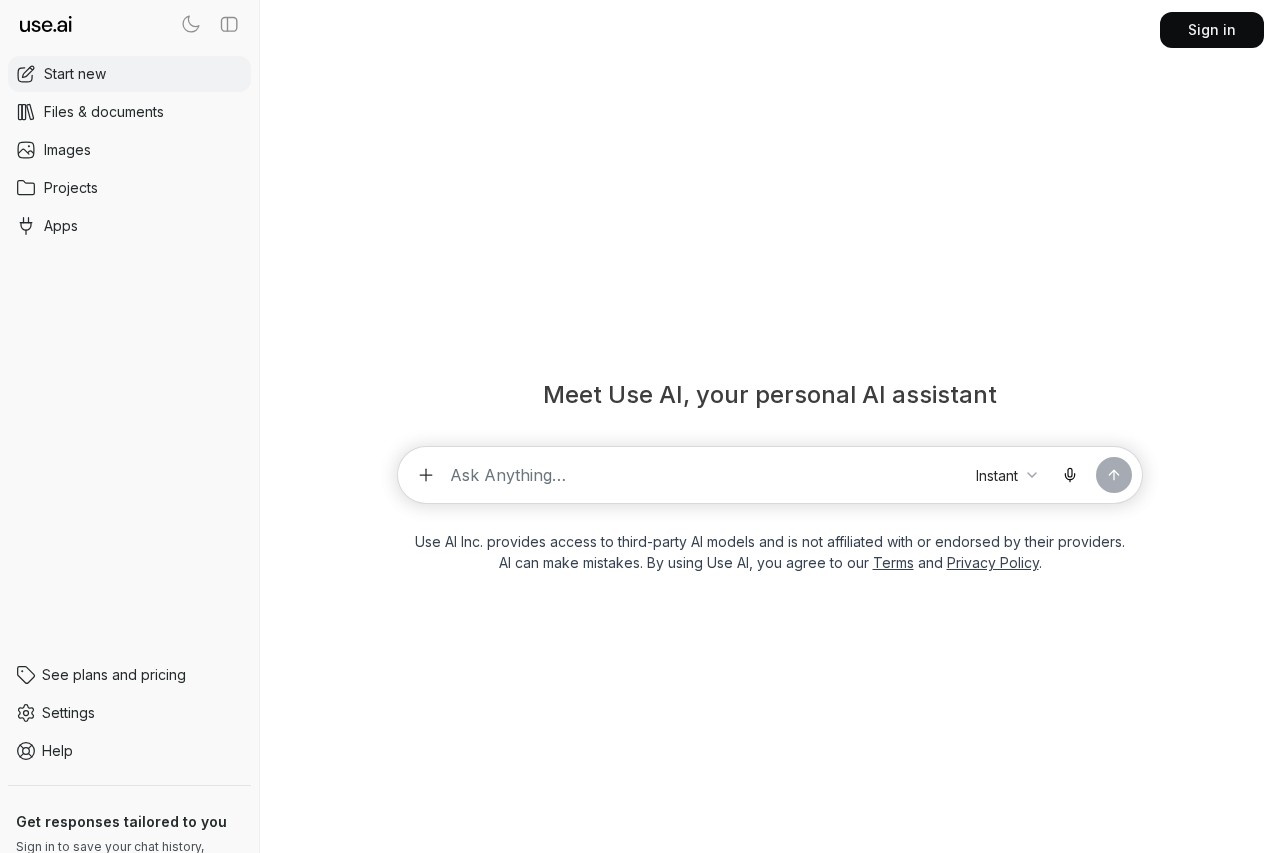 Use AI screenshot