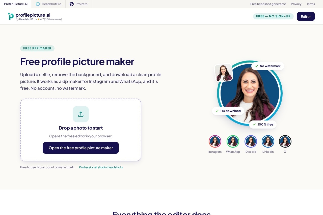 ProfilePicture.AI screenshot