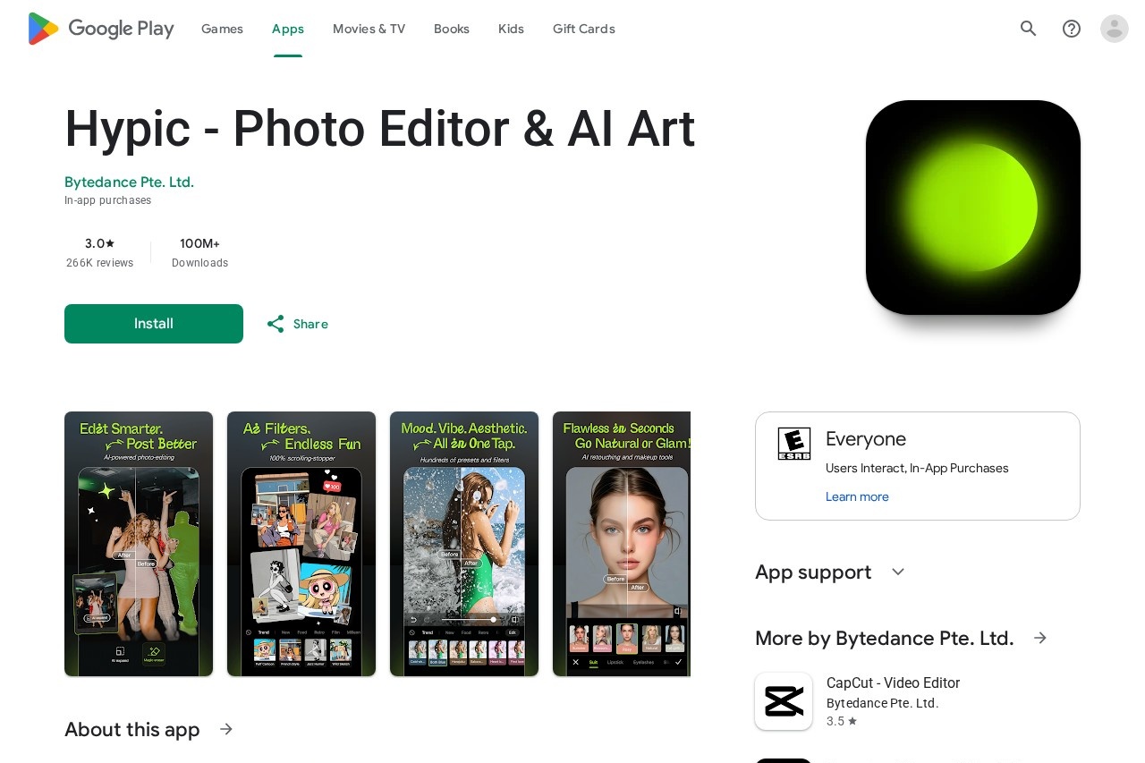 Hypic screenshot