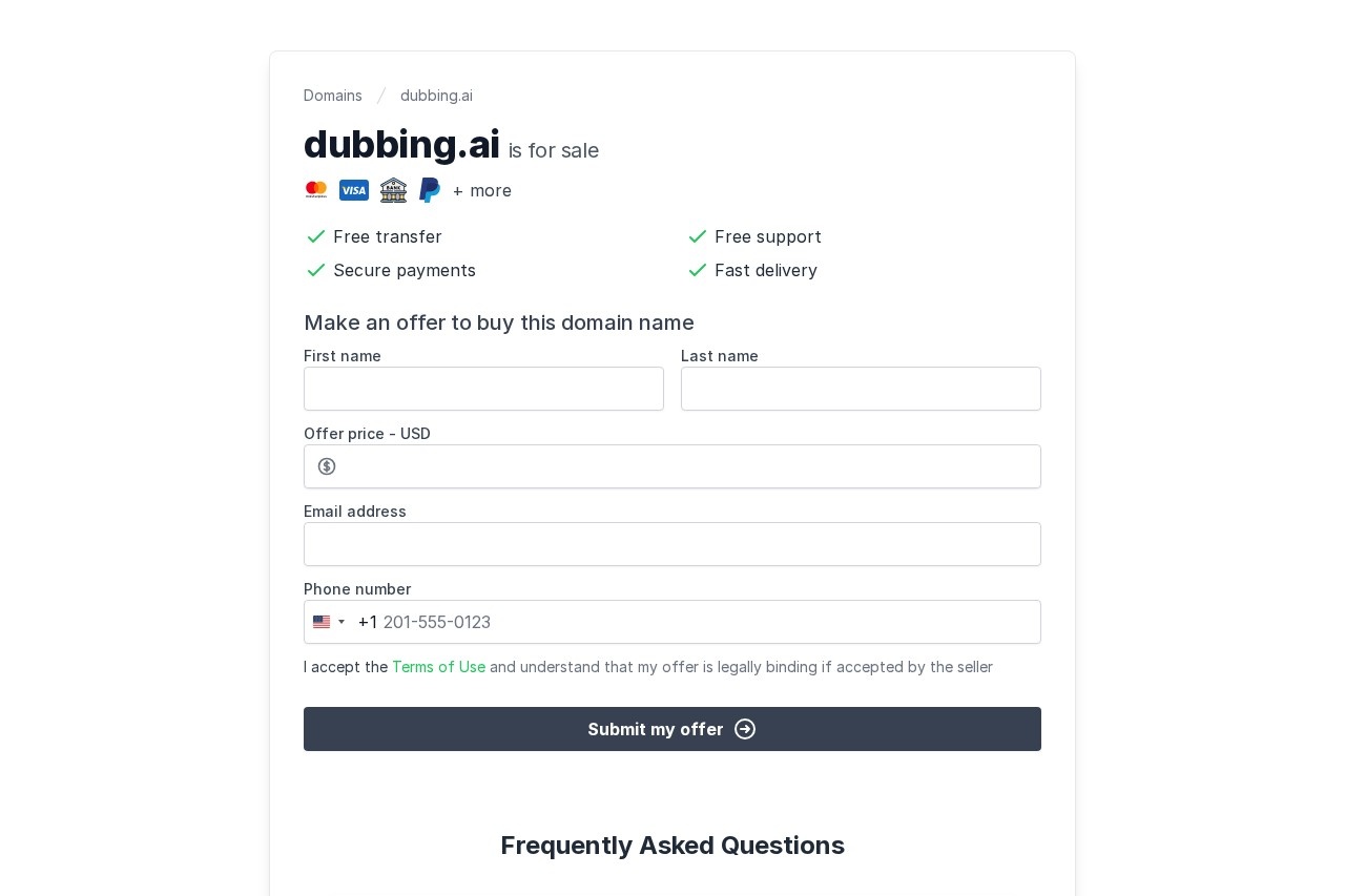 dubbing.ai screenshot