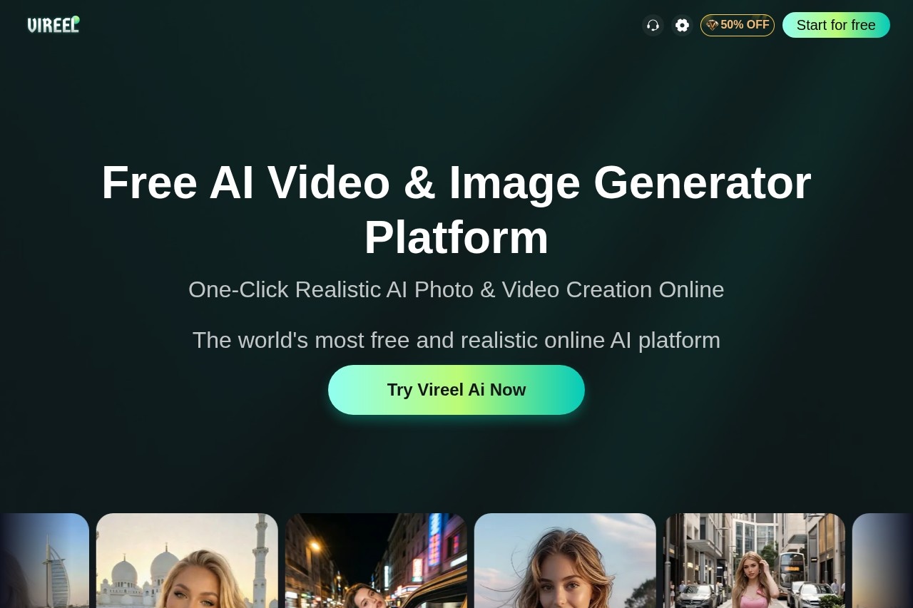 Vireel AI screenshot