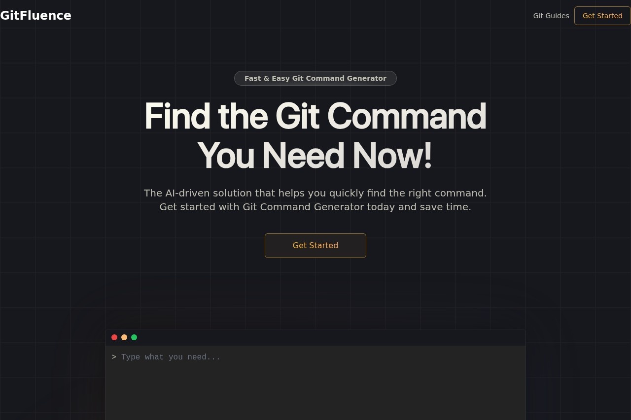 GitFluence screenshot