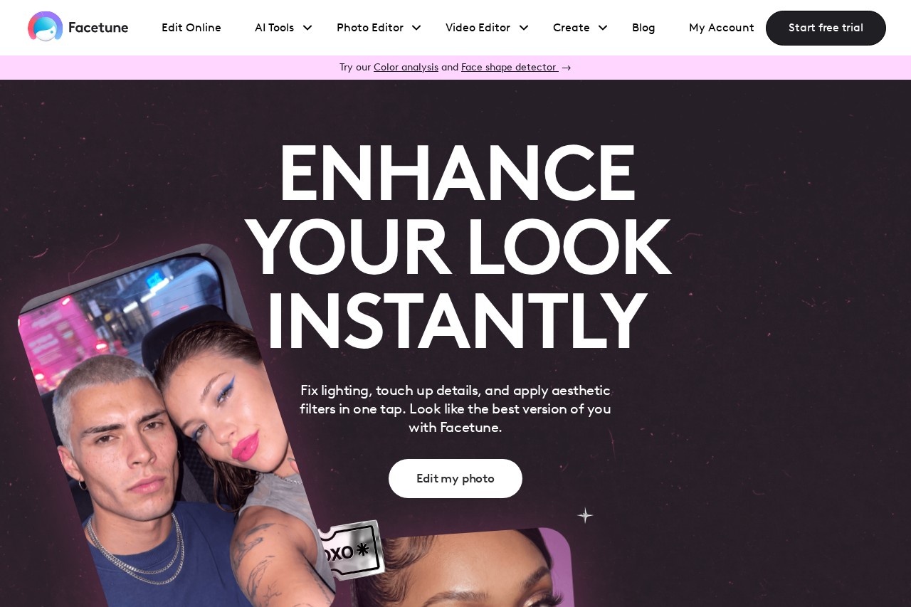 Facetune screenshot