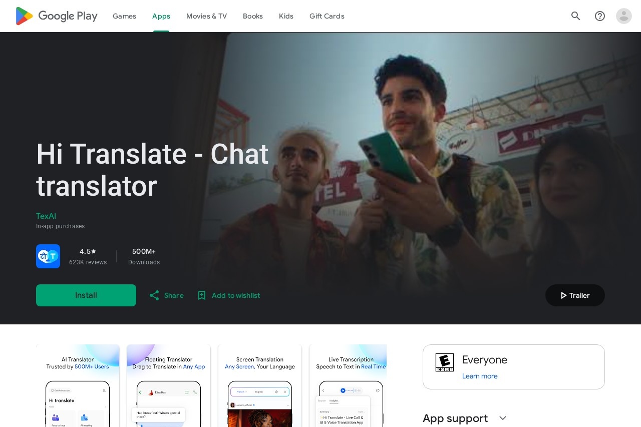 Hi Translate screenshot