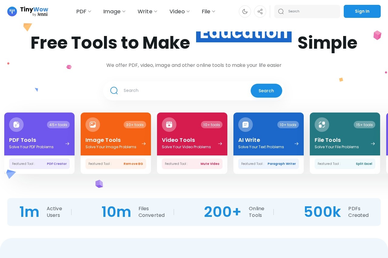 TinyWow screenshot