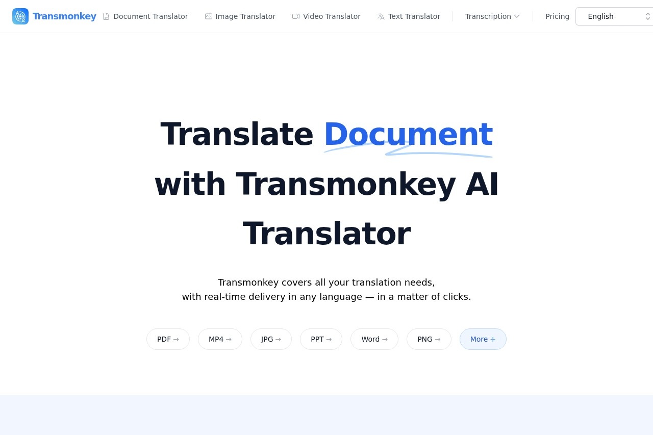 Transmonkey screenshot