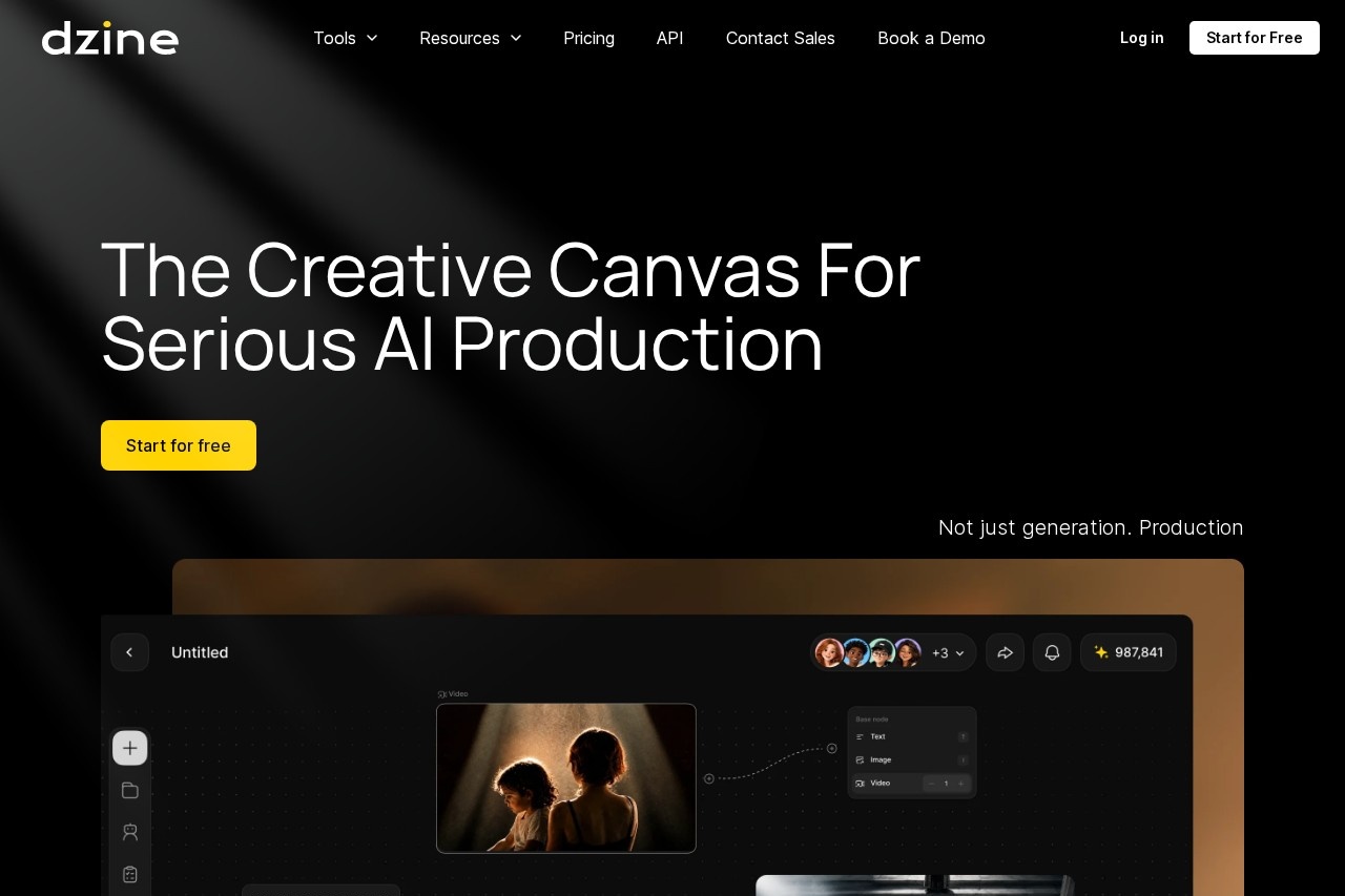 Dzine screenshot