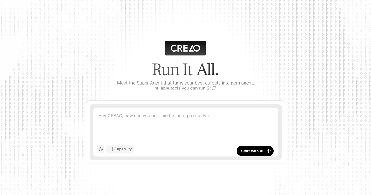 CREAO screenshot
