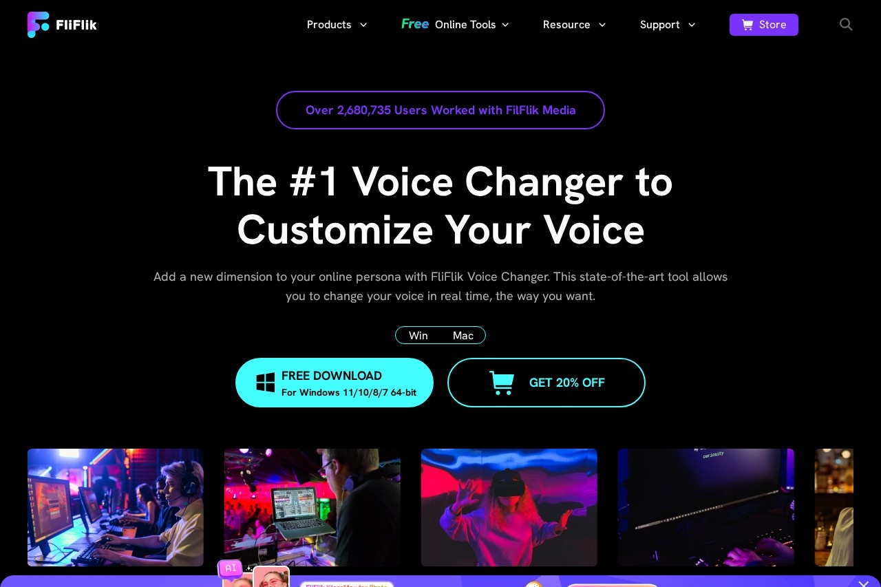 FliFlik Voice Changer screenshot