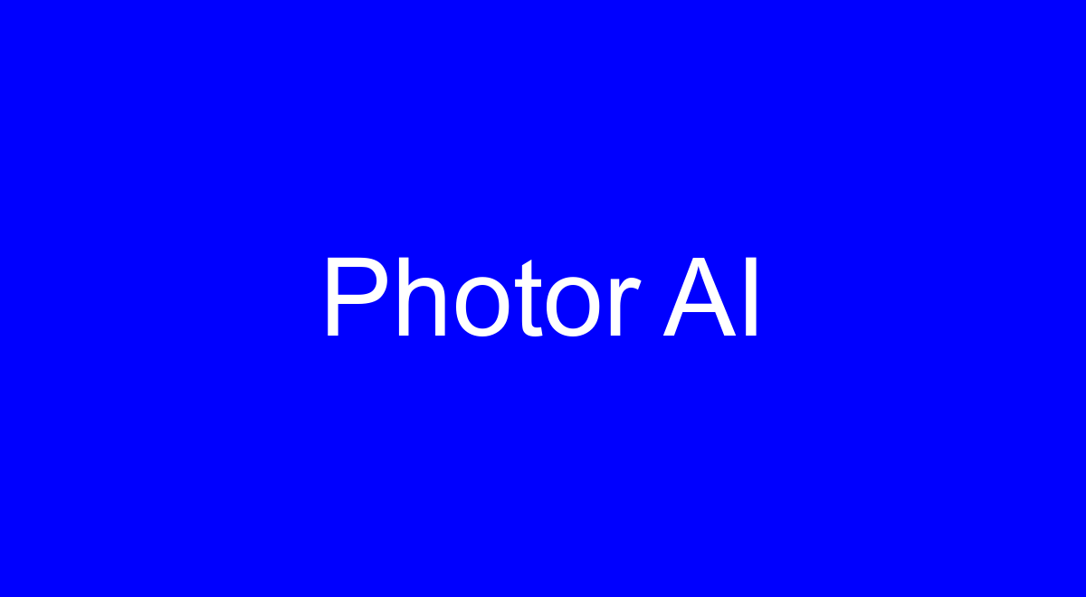 Photor AI screenshot