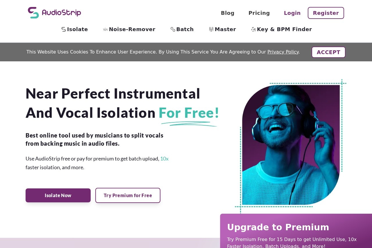 AudioStrip screenshot