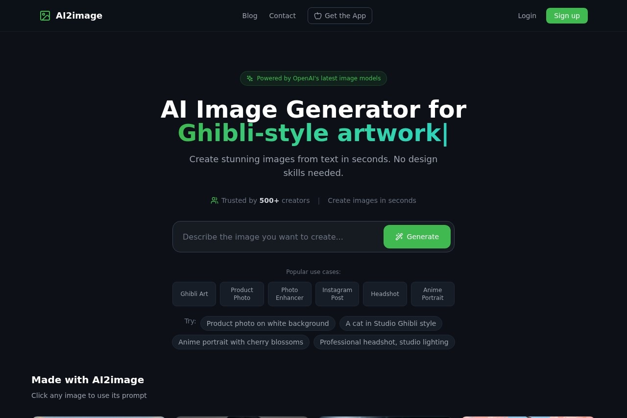 AI2image