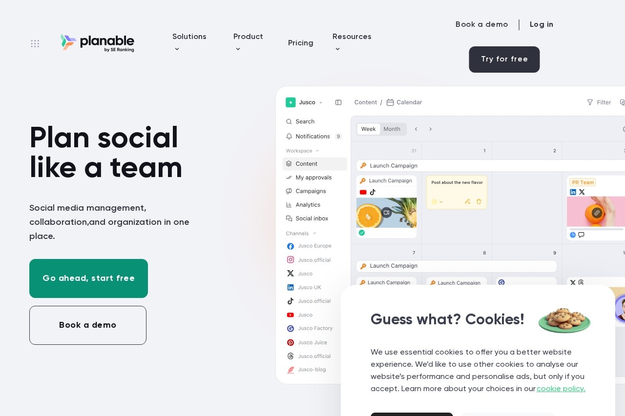 Planable screenshot