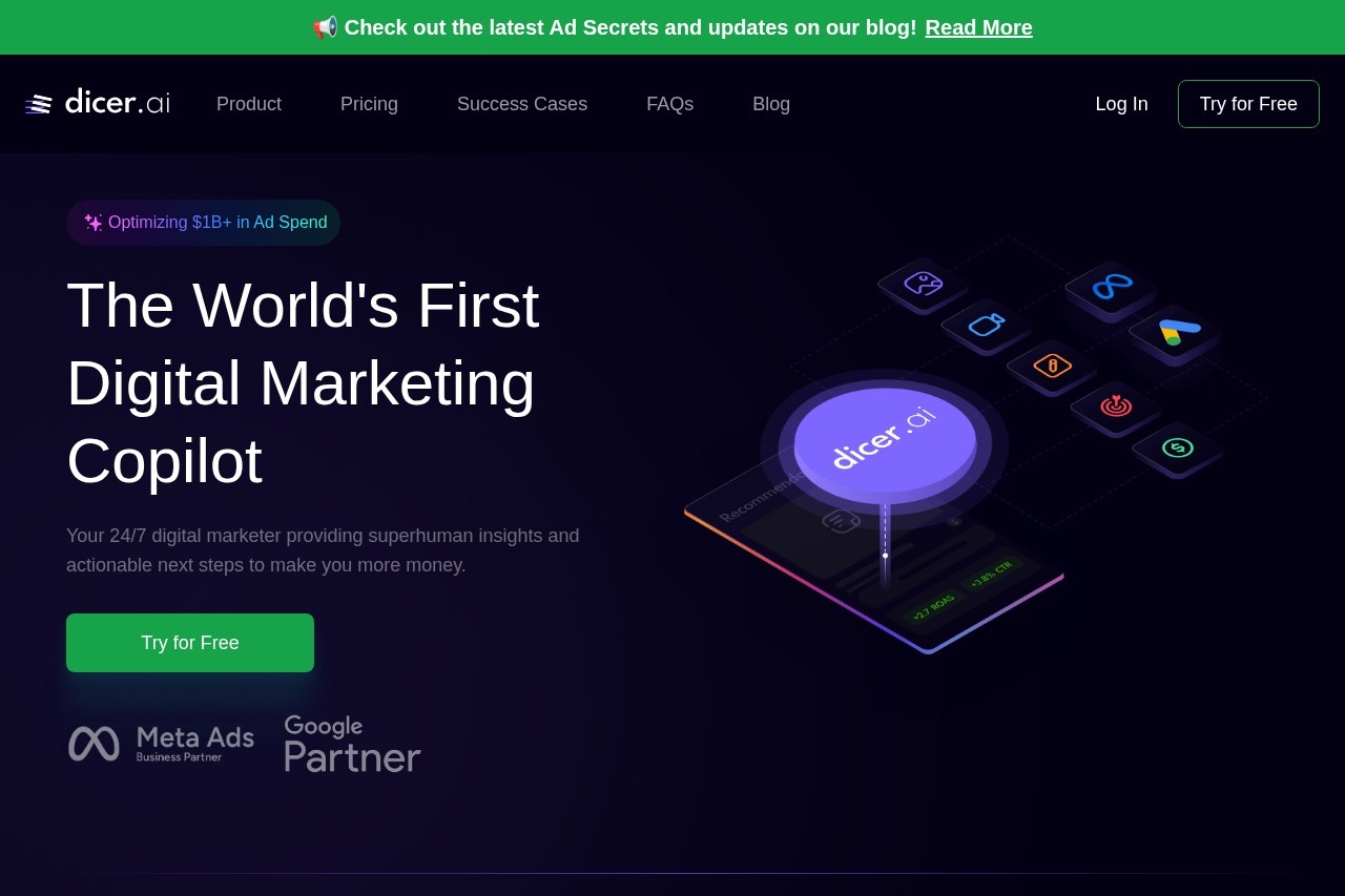 Dicer.ai screenshot