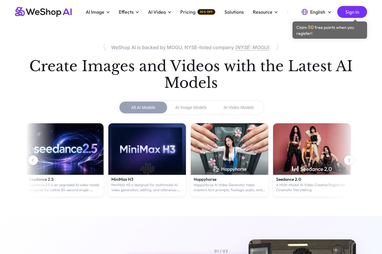 WeShop AI screenshot