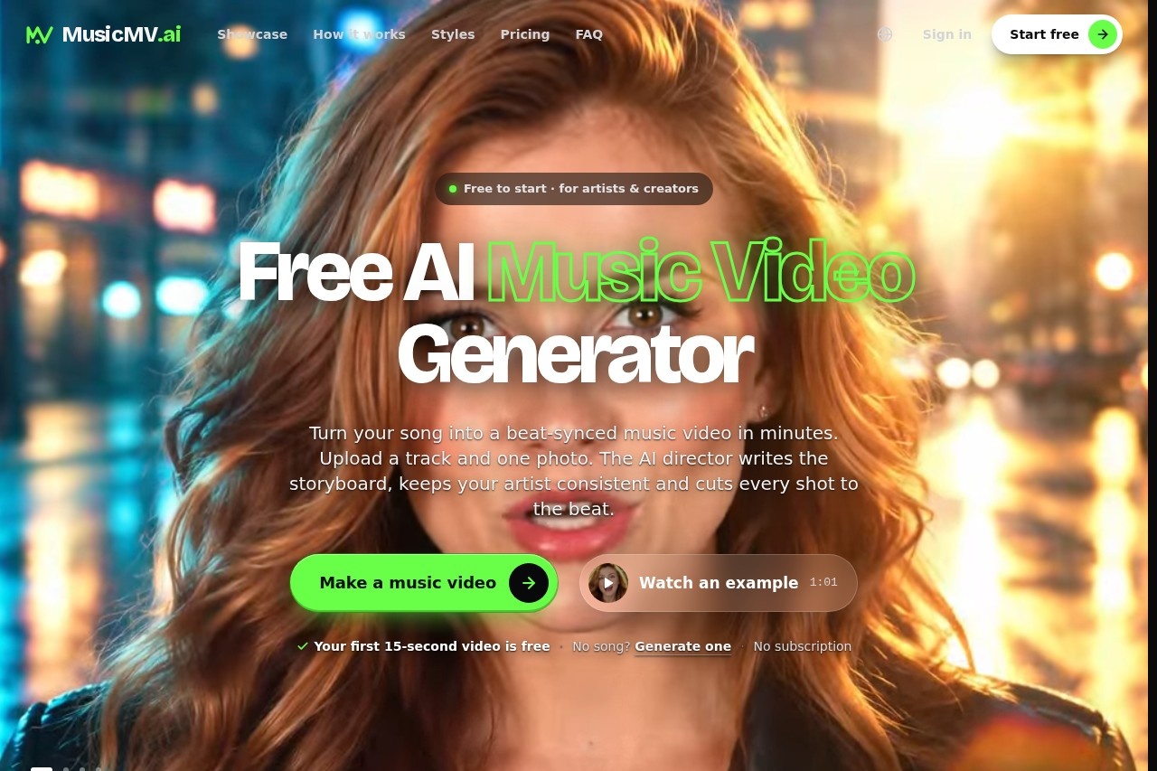 MusicMV screenshot