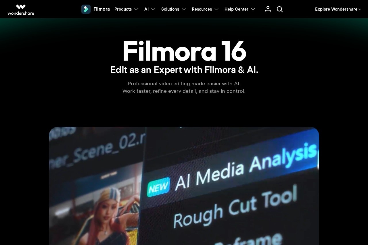 Wondershare Filmora screenshot