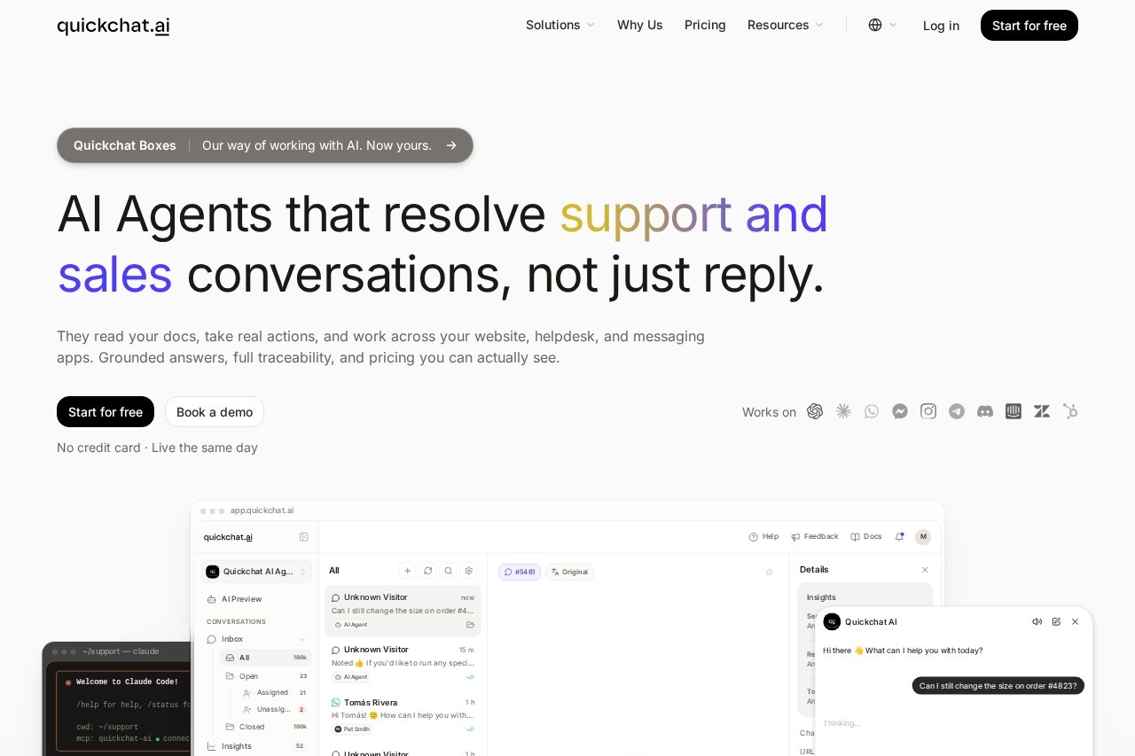 Quickchat AI screenshot