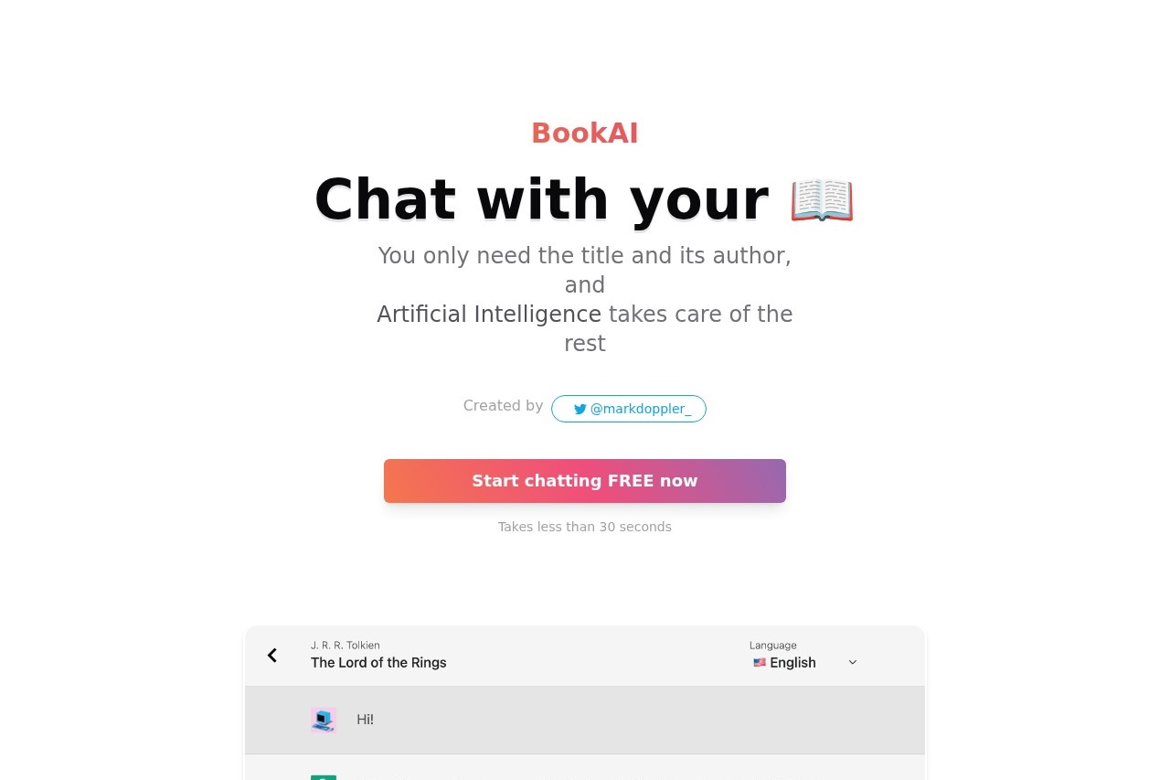 BookAI.chat screenshot