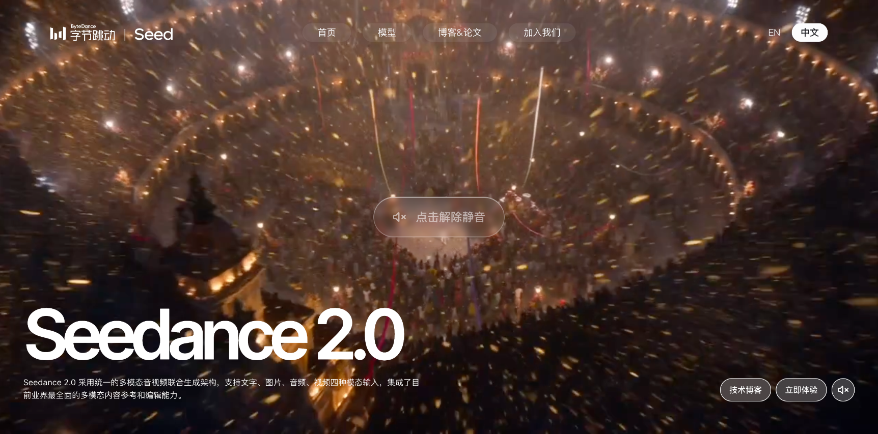seedance 2.0 - 顶级AI视频生成模型 截图